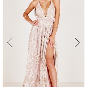 Showpo maxi tie dress